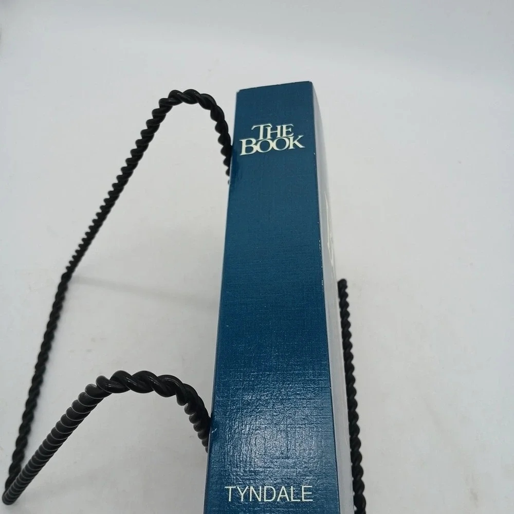 Bible‎  The Book  Vintage 1971 Unmarked PB Tyndale House Easy Bible Read Teal